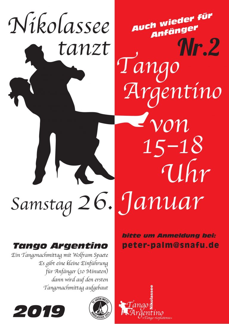 Tango Argentino Januar 2019